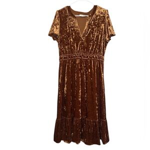 chinese dress ladies 21SIX Avery Floral Lace Cut Out Dress in Beige main image 0